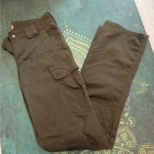 Ladies Olive Cargo Pants